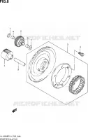ROUE LIBRE DE DEMARREUR pour Suzuki INTRUDER 1500 2012