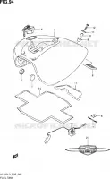 RESERVOIR D'ESSENCE (VL800CUEL3 E19) pour Suzuki VOLUSIA 800 2013
