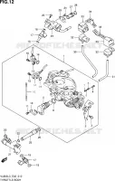 CORPS DE PAPILLON (VL800L3 E19) pour Suzuki VOLUSIA 800 2013