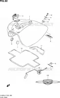 RESERVOIR D'ESSENCE (VL800CL3 E19) pour Suzuki VOLUSIA 800 2013