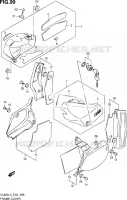 CARENAGES ARRIERE (VL800L3 E24) pour Suzuki VOLUSIA 800 2013