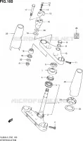 COLONNE DE DIRECTION (VL800CL3 E19) pour Suzuki VOLUSIA 800 2013