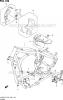 CADRE (VL800L3 E33) pour Suzuki VOLUSIA 800 2013