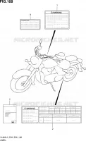 ETIQUETTE (VL800CL3 E33) pour Suzuki VOLUSIA 800 2013