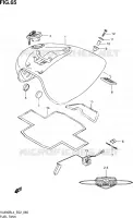 RESERVOIR D'ESSENCE (VL800BL4 E02) pour Suzuki INTRUDER 800 2014