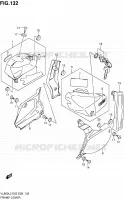CARENAGES ARRIERE (VL800L2 E03) pour Suzuki VOLUSIA 800 2012