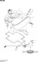 RESERVOIR D'ESSENCE (VL800TL3 E24) pour Suzuki VOLUSIA 800 2013