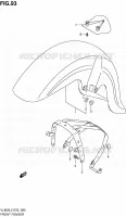 GARDE BOUE AVANT (VL800L2 E24) pour Suzuki VOLUSIA 800 2012