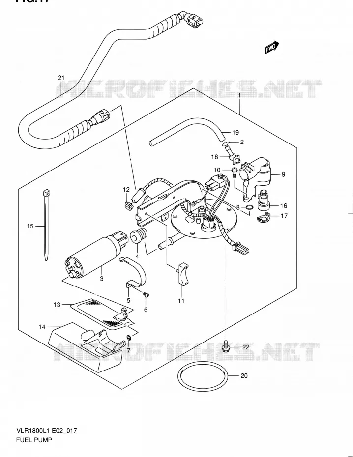 POMPE A ESSENCE Suzuki MOTO 1800 INTRUDER 2011  VLR1800L1(E19)