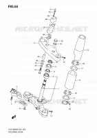 COLONNE DE DIRECTION pour Suzuki BOULEVARD 1800 2008
