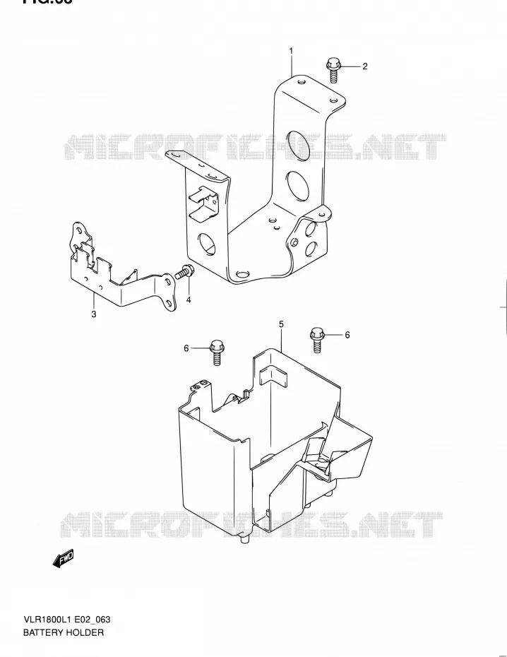BAC A BATTERIE - OUTILS Suzuki MOTO 1800 INTRUDER 2011  VLR1800L1/VLR1800TL1(E24)