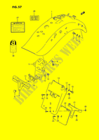 GARDE BOUE ARRIERE (MODELE H/J/K/L/M/N/P/R) pour Suzuki INTRUDER 1400 1990