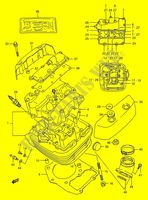 CULASSE (AVT) pour Suzuki INTRUDER 1400 1990