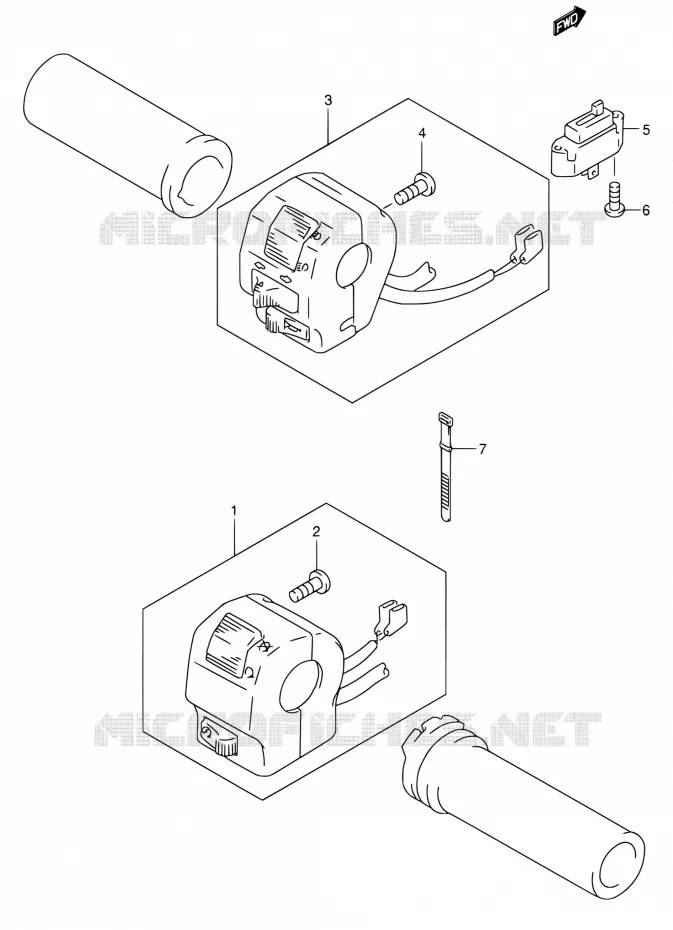 COMMODOS (MODELE K1/K2/K3) Suzuki MOTO 800 INTRUDER 2003  VS800GL K3 (E03,E28,E33)