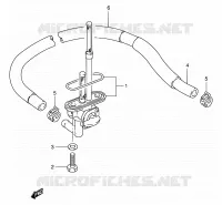 ROBINET D'ESSENCE pour Suzuki INTRUDER 800 1993