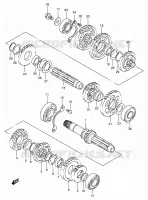 TRANSMISSION pour Suzuki INTRUDER 800 1995