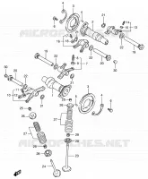ARBRE A CAMES   VALVE pour Suzuki INTRUDER 800 1996