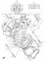 CULASSE (AVT) pour Suzuki INTRUDER 800 1996