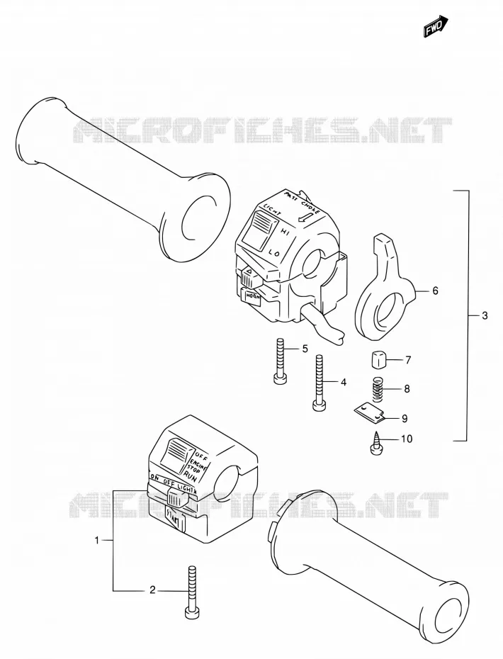 COMMODOS Suzuki MOTO 800 VX 1990  VX800 L/VX800U L