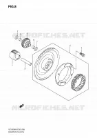 ROUE LIBRE DE DEMARREUR pour Suzuki BOULEVARD 1500 2009