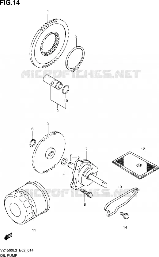 DURITE DE RADIATEUR Suzuki MOTO 1500 BOULEVARD 2013  VZ1500 L3 (E19)