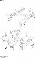 CARENAGES ARRIERE (MODEL V/W/X/Y/K1) pour Suzuki MARAUDER 800 2000