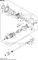 ARBRE DE TRANSMISSION   COUPLE CONIQUE ARRIERE pour Suzuki MARAUDER 800 2013