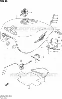RESERVOIR D'ESSENCE (VZ800L2 E02) pour Suzuki INTRUDER 800 2012