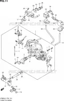 CORPS DE PAPILLON pour Suzuki MARAUDER 800 2013