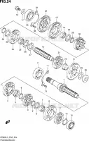 TRANSMISSION pour Suzuki MARAUDER 800 2013