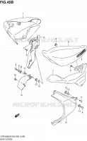 CARENAGES ARRIERE (VZR1800K8/NK8) pour Suzuki INTRUDER 1800 2007