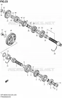 TRANSMISSION (MODEL K6/K7/K8/K9) pour Suzuki INTRUDER 1800 2007