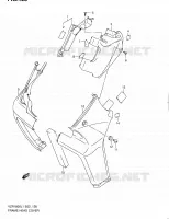 COUVERCLES DE CADRE AVANT (VZR1800L1 E24) pour Suzuki INTRUDER 1800 2011