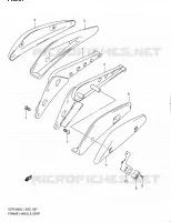 SUPPORT ARRIERE (VZR1800L1 E24) pour Suzuki INTRUDER 1800 2011