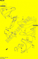 CARENAGES ARRIERE (VZR1800UFL4 E19) pour Suzuki INTRUDER 1800 2014