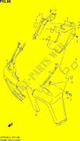 COUVERCLES DE CADRE AVANT (VZR1800L4 E02) pour Suzuki INTRUDER 1800 2014