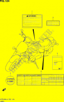 ETIQUETTE (VZR1800ZL4 E19) pour Suzuki INTRUDER 1800 2014