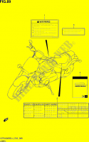 ETIQUETTE (VZR1800BZL4 E02) pour Suzuki INTRUDER 1800 2014