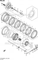 EMBRAYAGE (VZR1800BZL4 E02) pour Suzuki INTRUDER 1800 2014