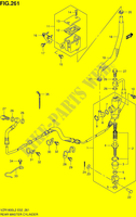 MAITRE CYLINDRE ARRIERE (VZR1800UFL2 E19) pour Suzuki INTRUDER 1800 2012