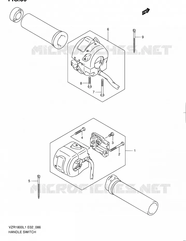 COMMODOS (VZR1800L1 E24) Suzuki MOTO 1800 INTRUDER 2011  VZR1800ZL1(E24)