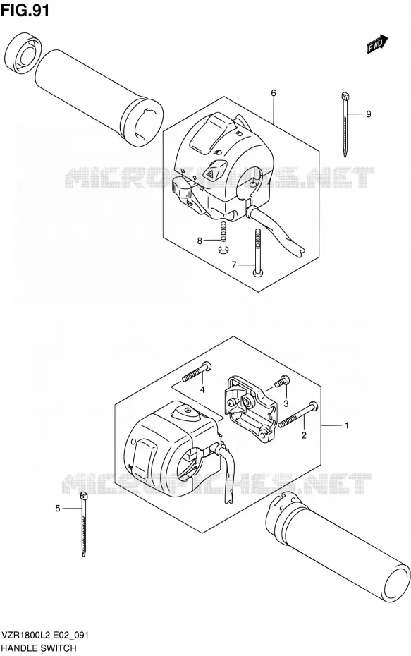 COMMODOS (VZR1800L2 E19) Suzuki MOTO 1800 INTRUDER 2012  VZR1800ZL2(E19)