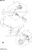 CLIGNOTANTS (VZR1800ZL3 E24) pour Suzuki INTRUDER 1800 2013