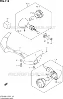 CLIGNOTANTS (VZR1800ZL3 E19) pour Suzuki INTRUDER 1800 2013