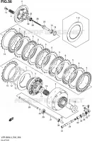 EMBRAYAGE (VZR1800ZL3 E24) pour Suzuki INTRUDER 1800 2013