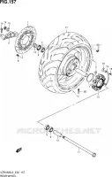 ROUE ARRIERE (VZR1800L4 E19) pour Suzuki INTRUDER 1800 2014