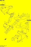 CARENAGES ARRIERE (VZR1800ZL3 E19) pour Suzuki INTRUDER 1800 2013