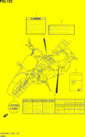 ETIQUETTE (VZR1800UFL4 E19) pour Suzuki INTRUDER 1800 2014