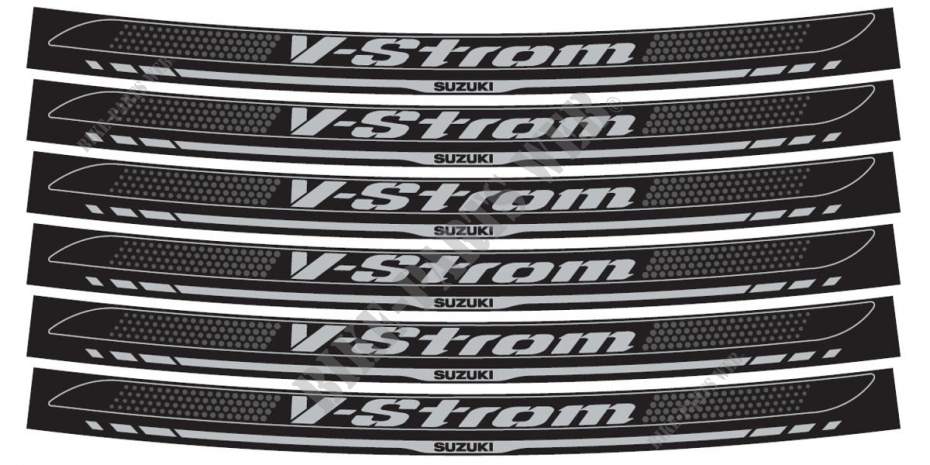 AUTOCOLLANTS DECO pour Suzuki V-STROM 1000 2018